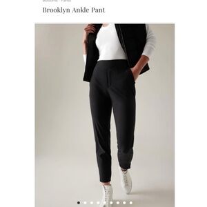Athleta Brooklyn  Black Active Trousers size 14